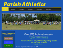 Tablet Screenshot of parishathleticsnc.org